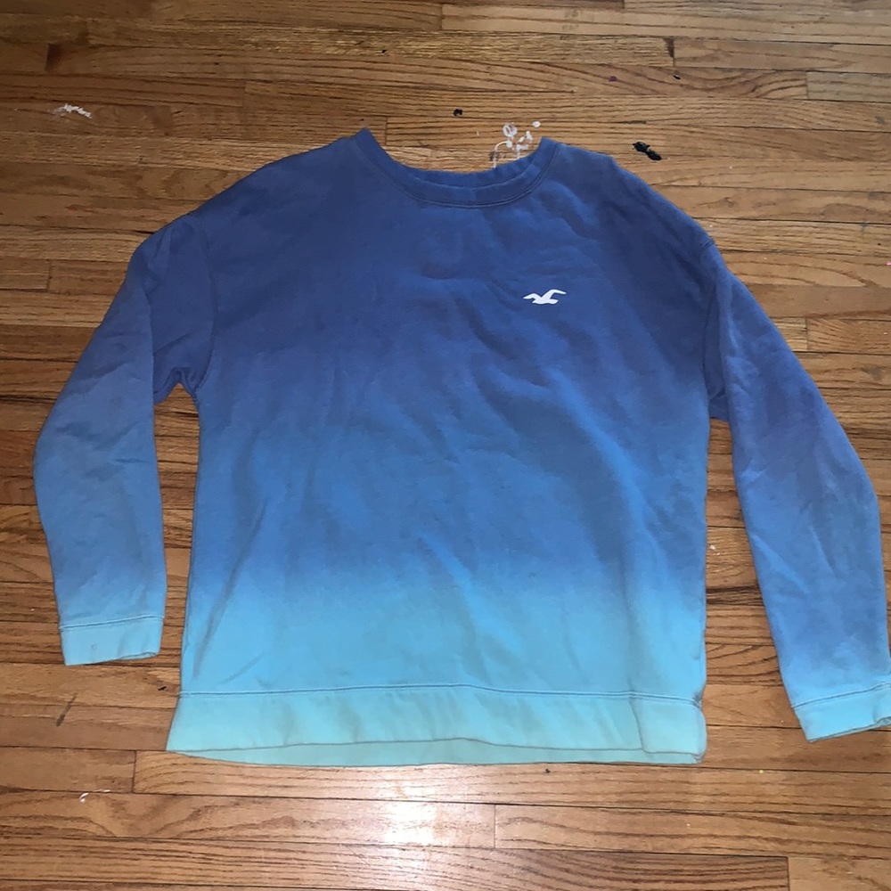 blue ombré crew beck from hollister